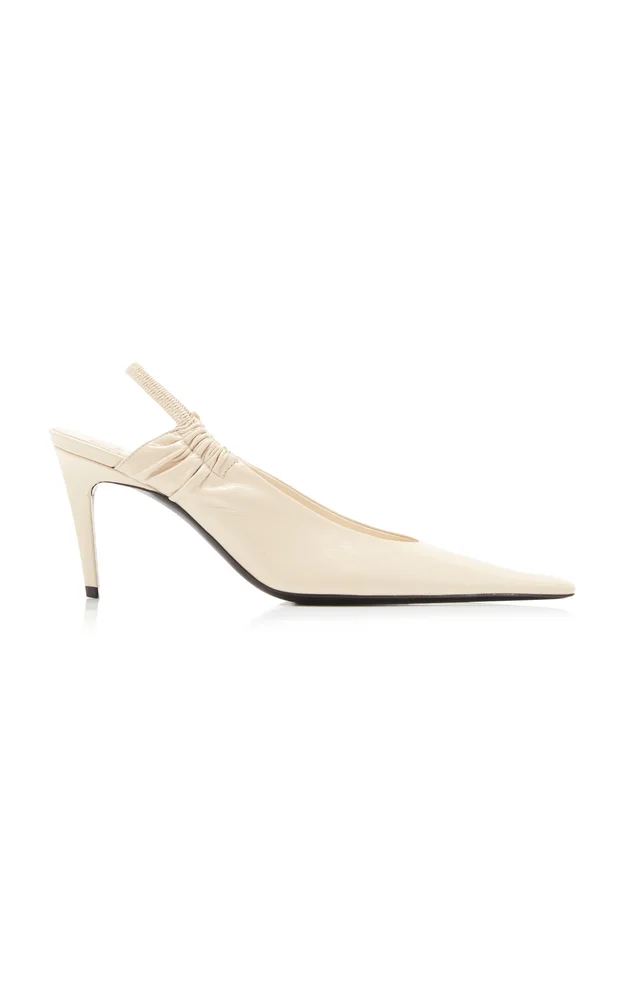 Anne-Marie Slingback Leather Pumps