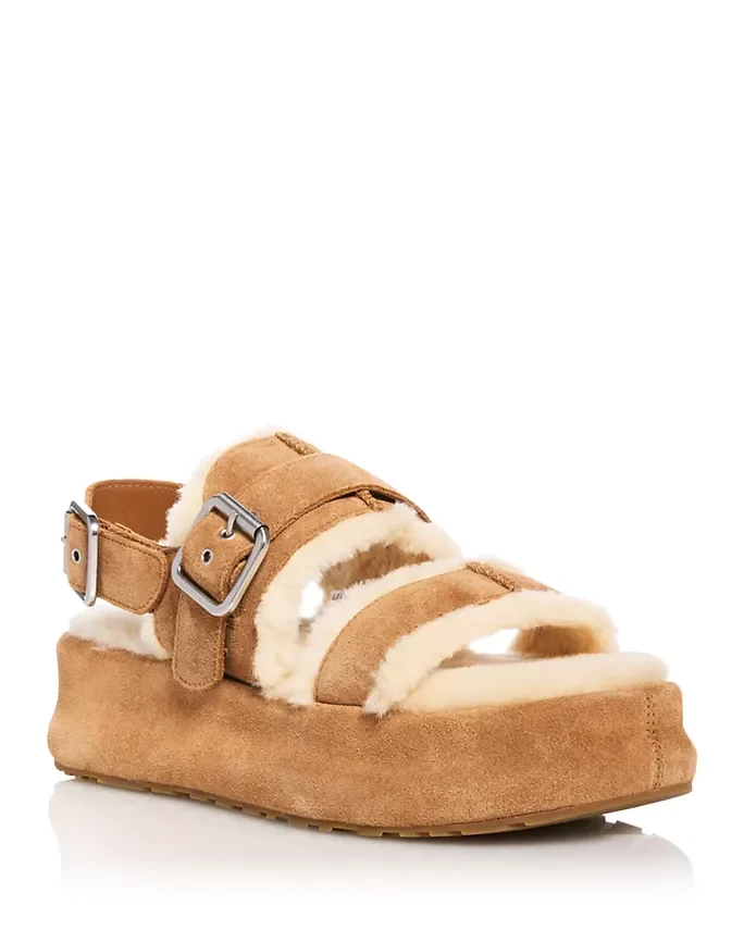 Women's Enwrap Shearling Sandals