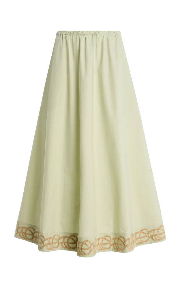 Exclusive Pheobes Cotton Maxi Skirt