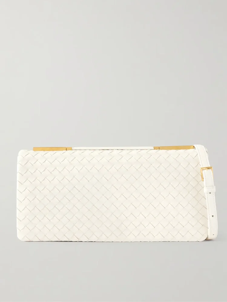 The 70 Intrecciato leather shoulder bag