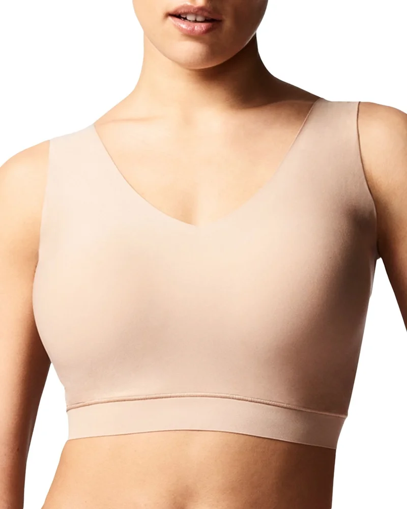 Soft Stretch Wireless Padded V-Neck Bra