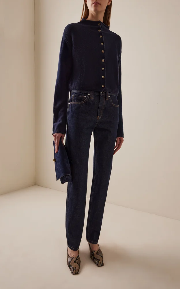 Finley Rigid Mid-Rise Slim-Leg Jeans