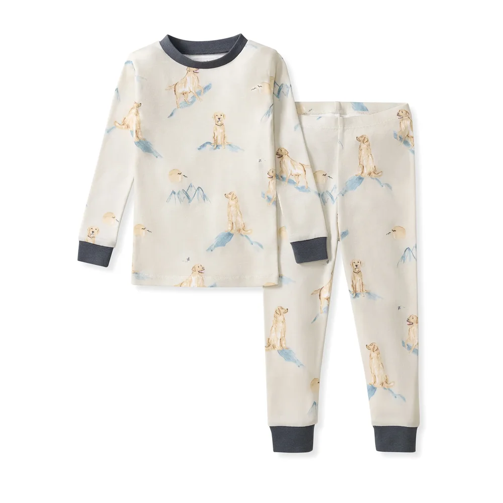 Burtsbeesbaby Top Dog Organic Cotton Two-Piece Pajamas