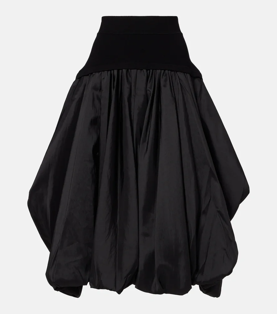 Corinn bubble midi skirt