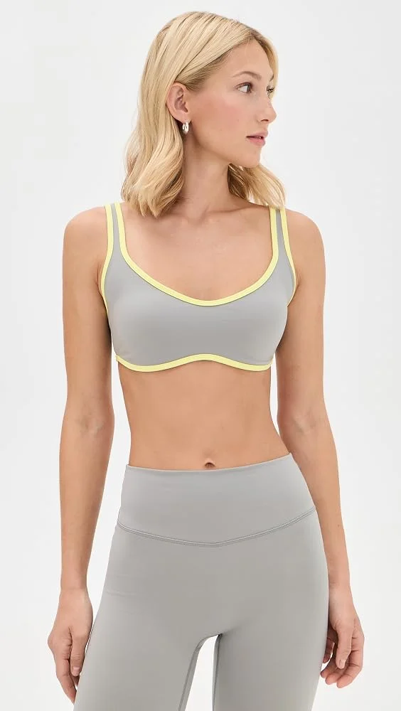 Curved Hem Bra