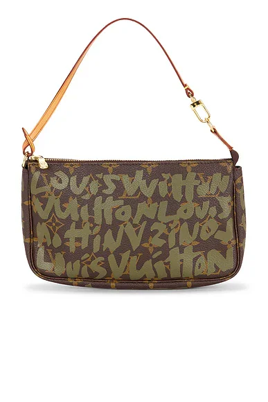 Louis Vuitton X Stephen Sprouse Monogram Graffiti Pochette Accessoires Shoulder Bag