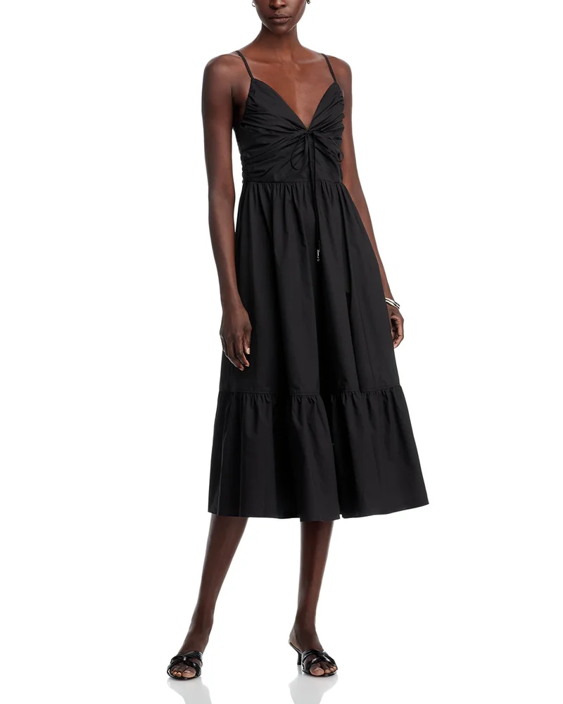 Poplin Midi Dress