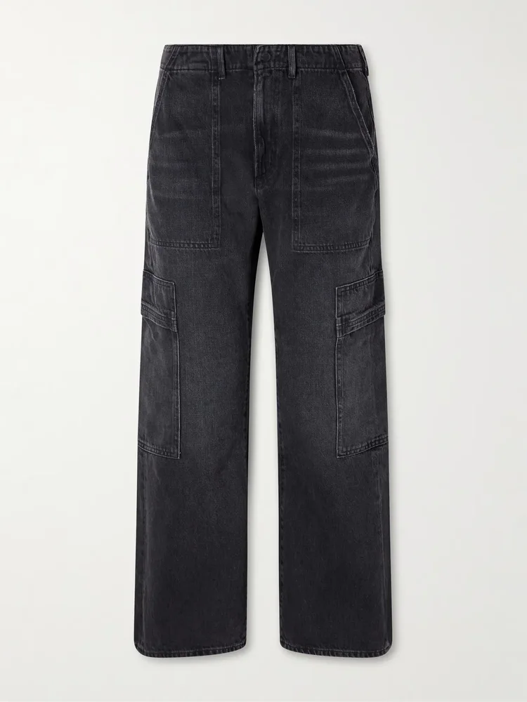 sienna relaxed utility flared jeans