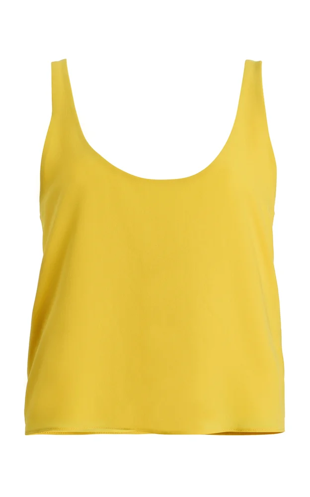 Ari Crepe Scoop Tank Top