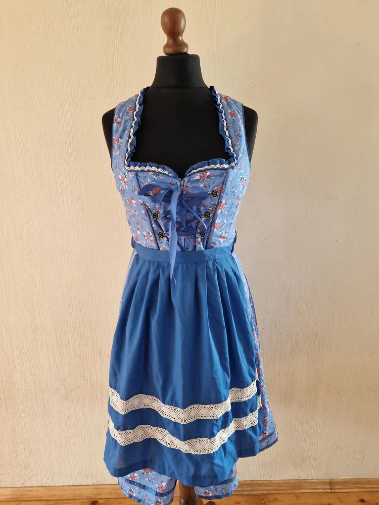 Floral Dirndl with Apron