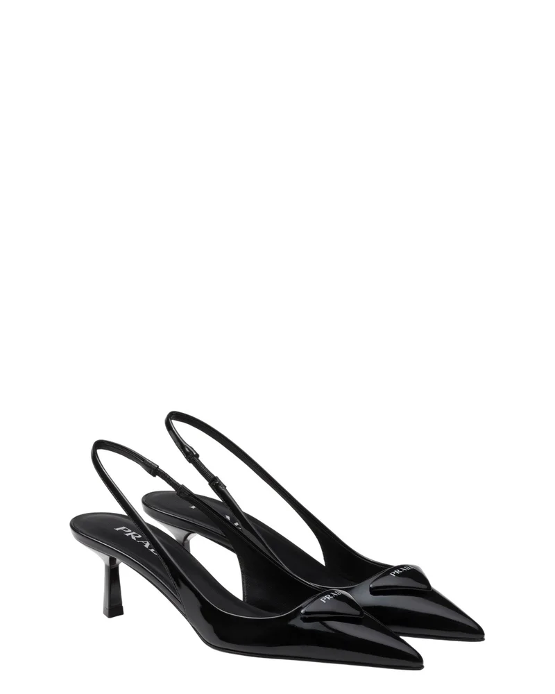 Patent Leather Slingback Pumps