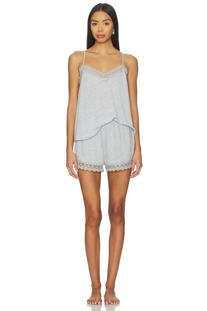 Maven Cami & Short Set With Lace
