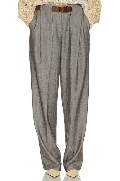 Italian Herringbone Tomboy Trouser
