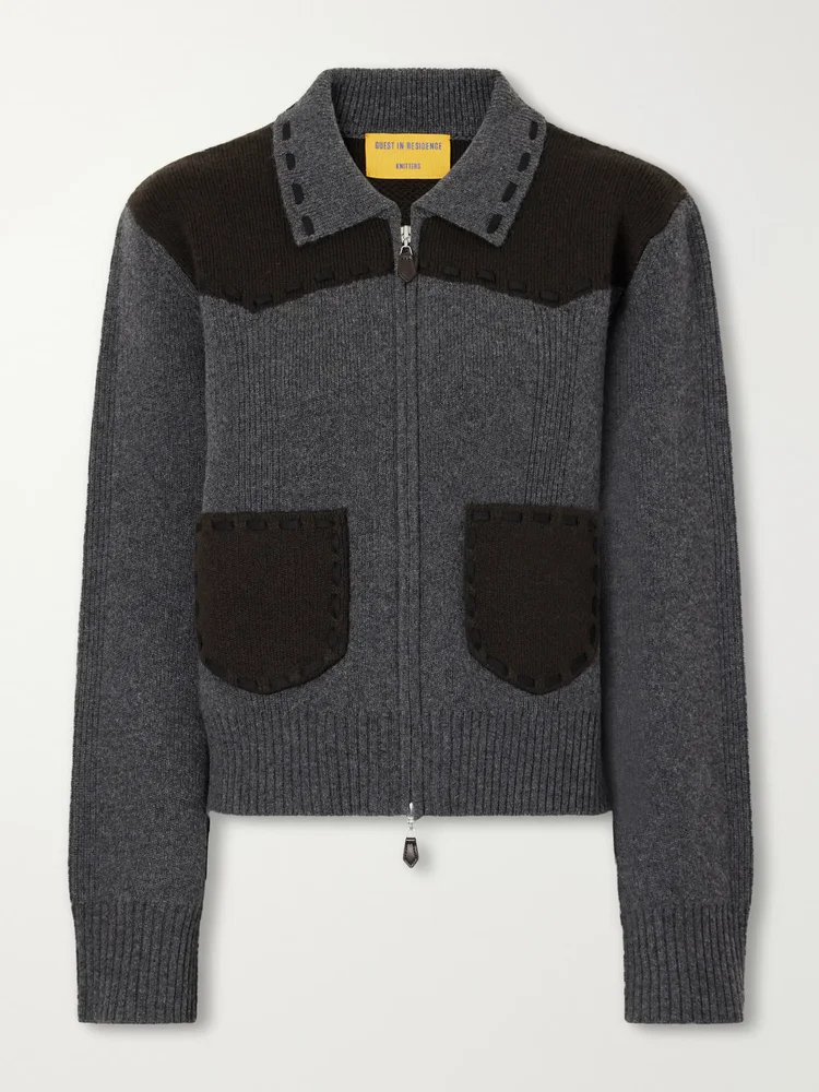 Saddle Up! wool and cashmere-blend jacket