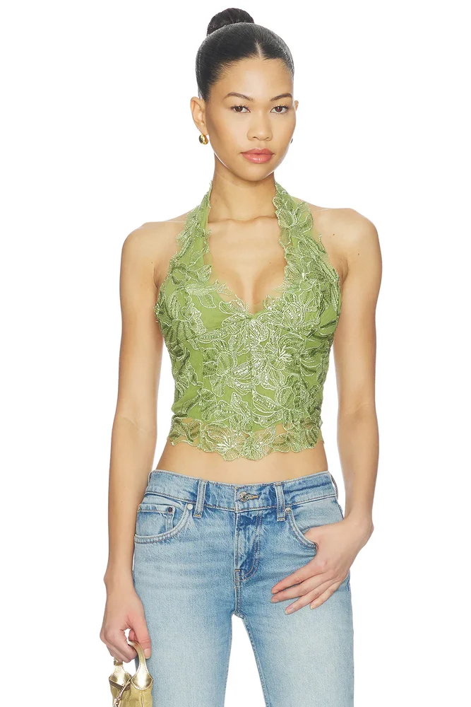 Roswen Lace Corset Top