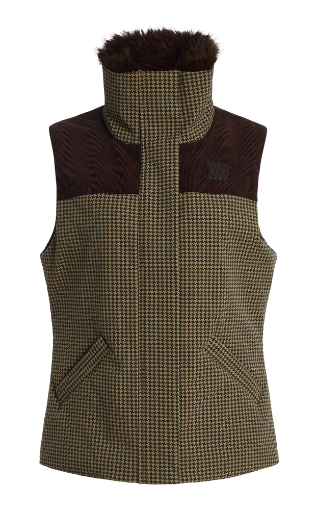 Glenshee Houndstooth Ski Vest
