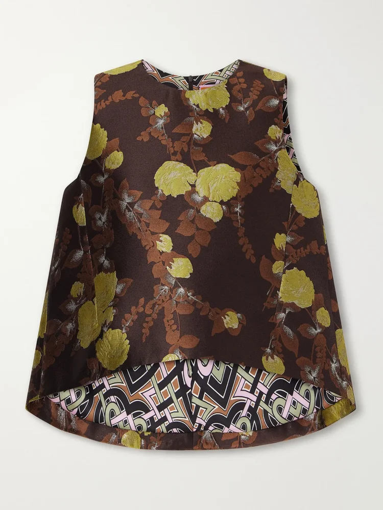 La Scala jacquard top