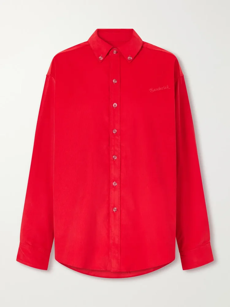 Cotton-corduroy shirt