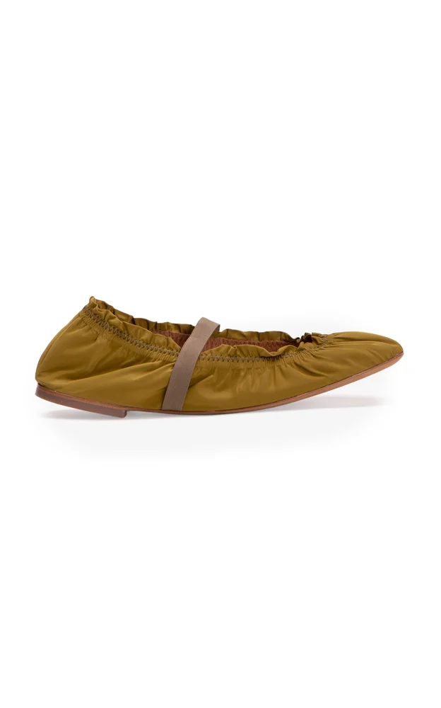 Flora Nylon Ballerina Flats