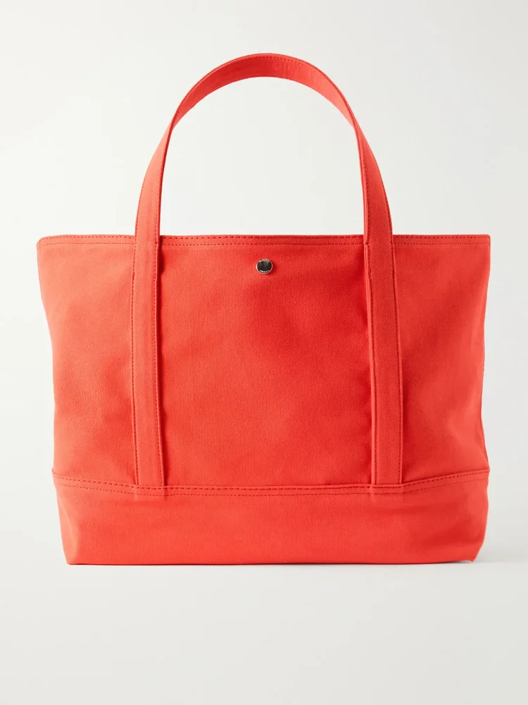 Organic cotton-canvas tote