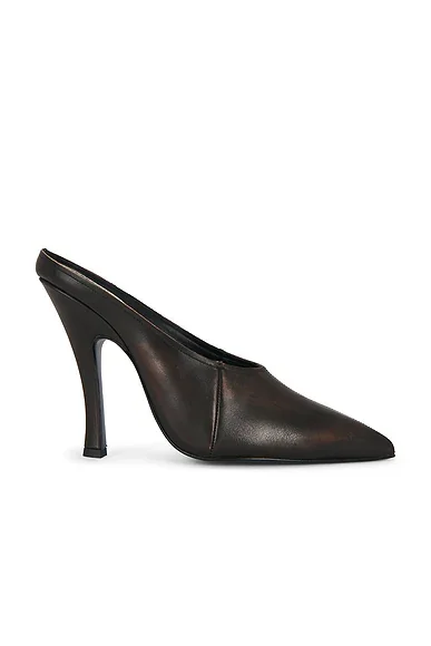 Leather Mule Heel