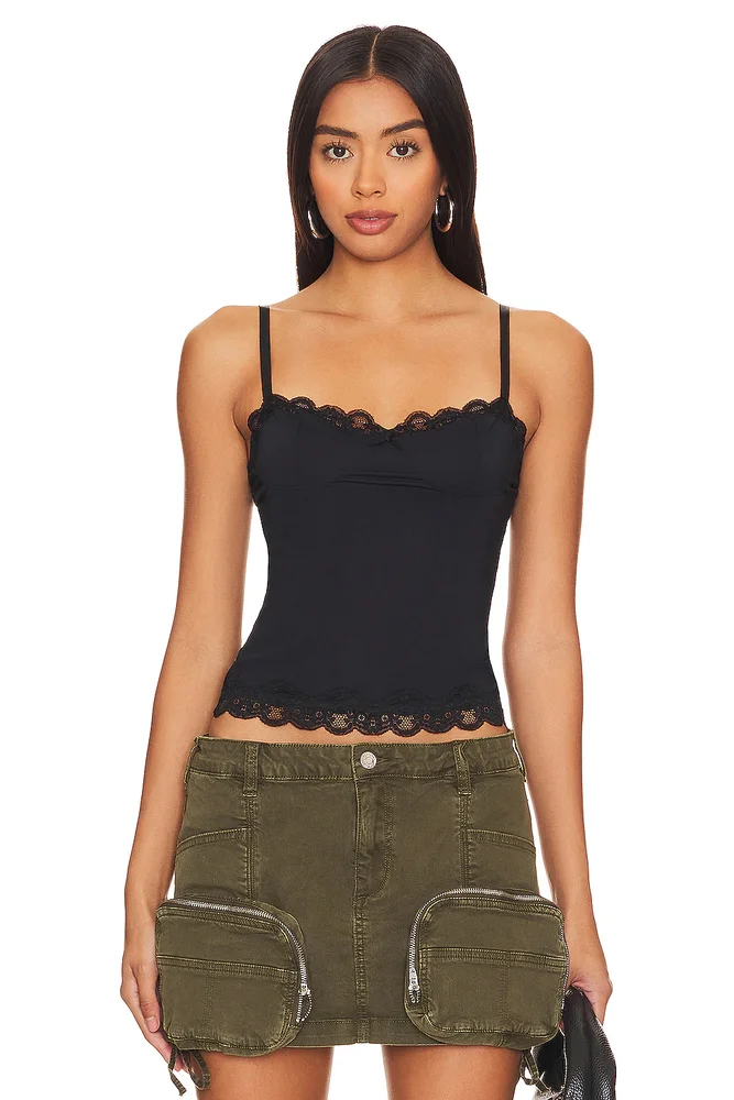 RUCHED CAMISOLE TOP