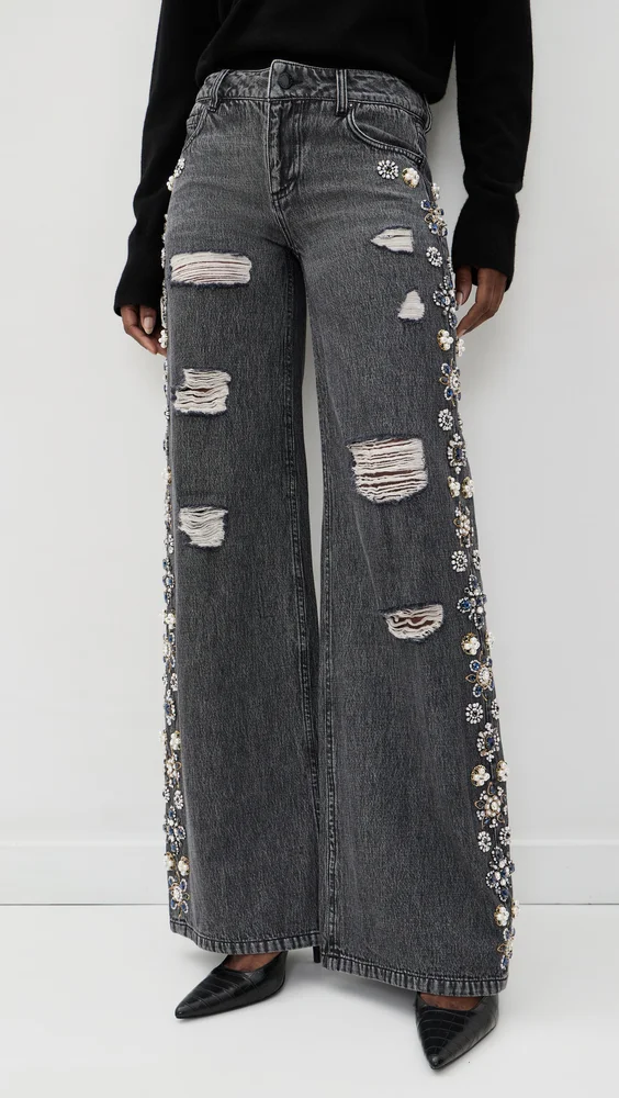 Amazing Embell Baggy Jeans