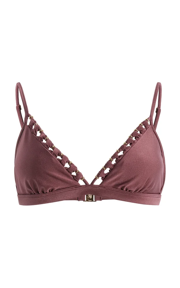 Aster Beaded Bikini Top
