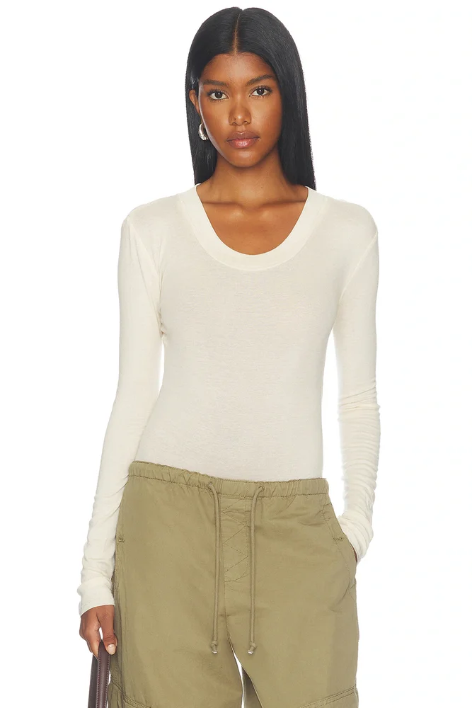 Crew Neck Bodysuit