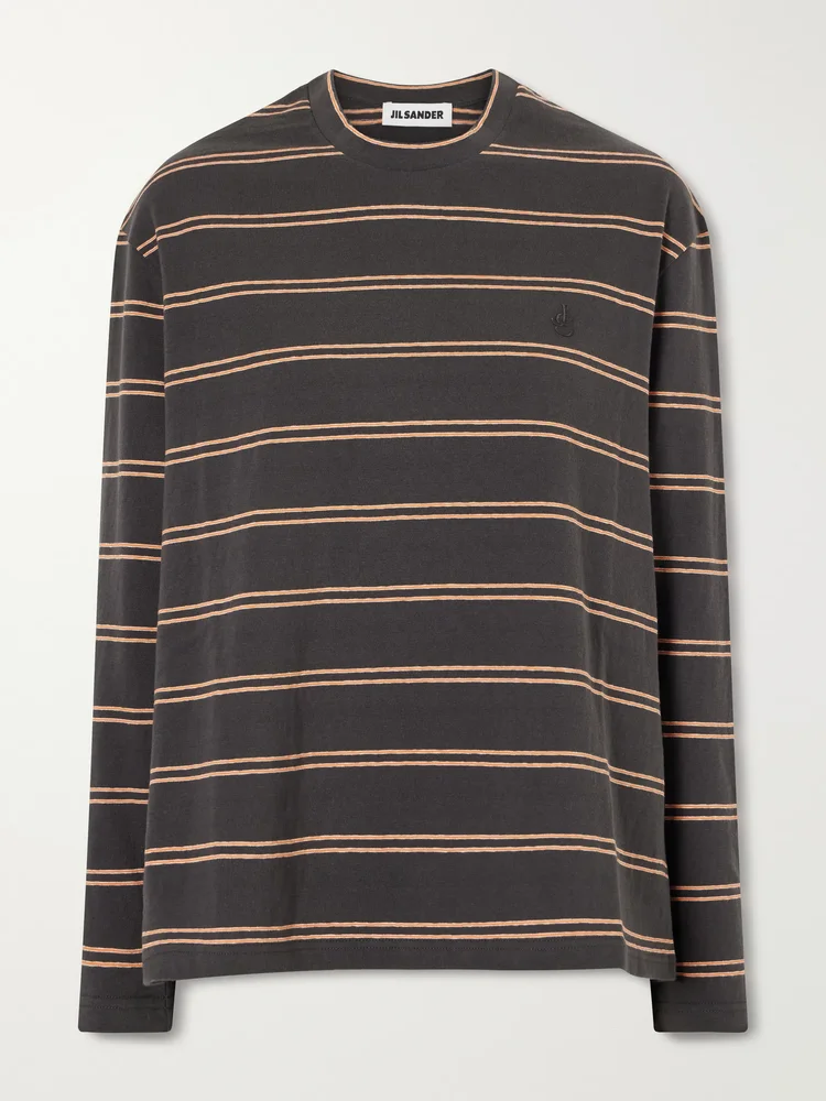 Striped cotton T-shirt