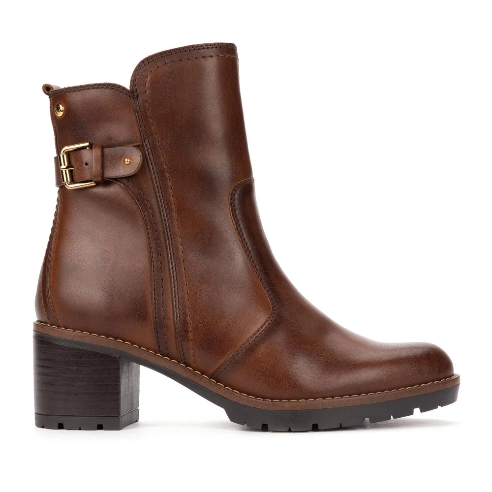Llanes Heeled Ankle Boots With Track Sole