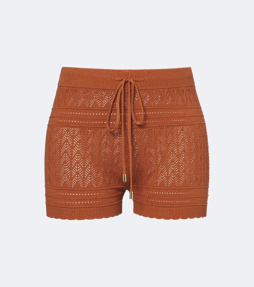 Helena pointelle cotton shorts