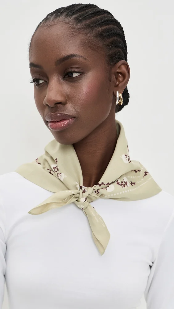 Floral Western Bandana Scarf
