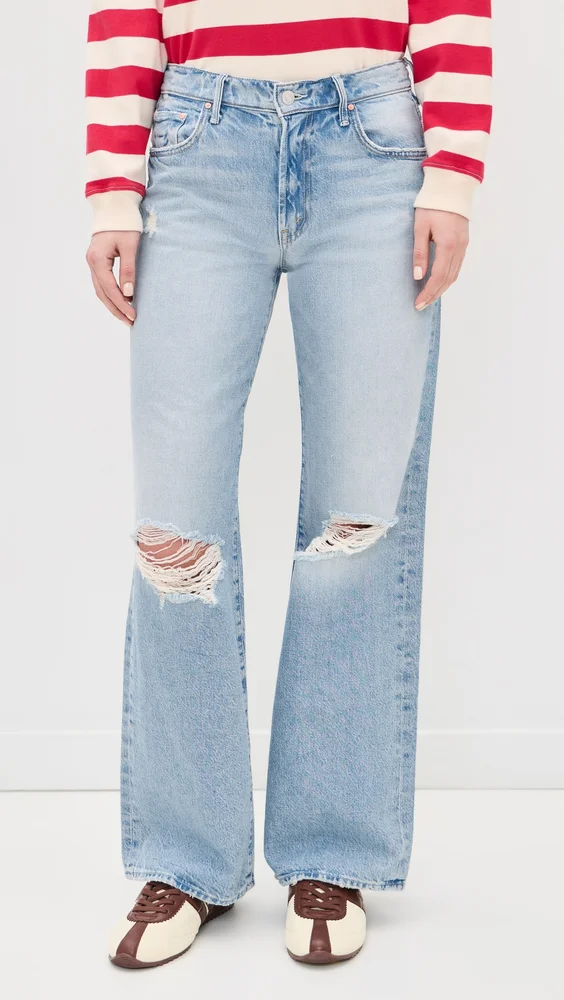 The Mid Rise Maven Sneak Jeans