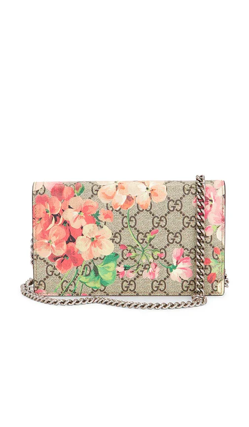 Pre-Owned GG Blooms Wallet On Chain