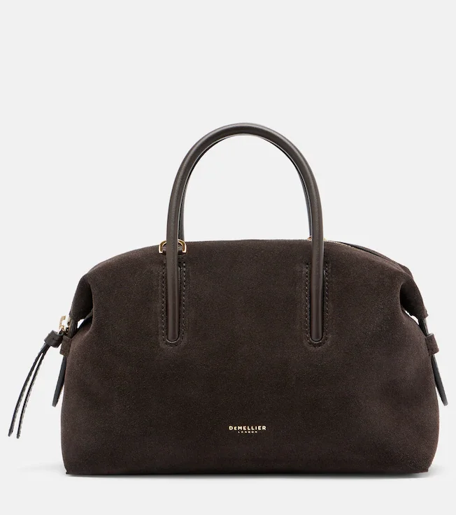 Stockholm Small suede top-handle bag