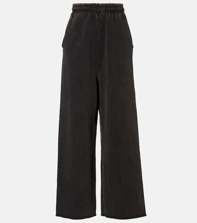 Full cotton fleece sweatpants