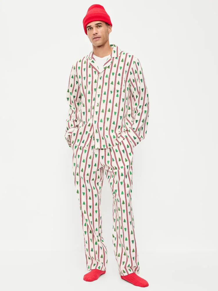 Flannel Pajama Pant Set for Men