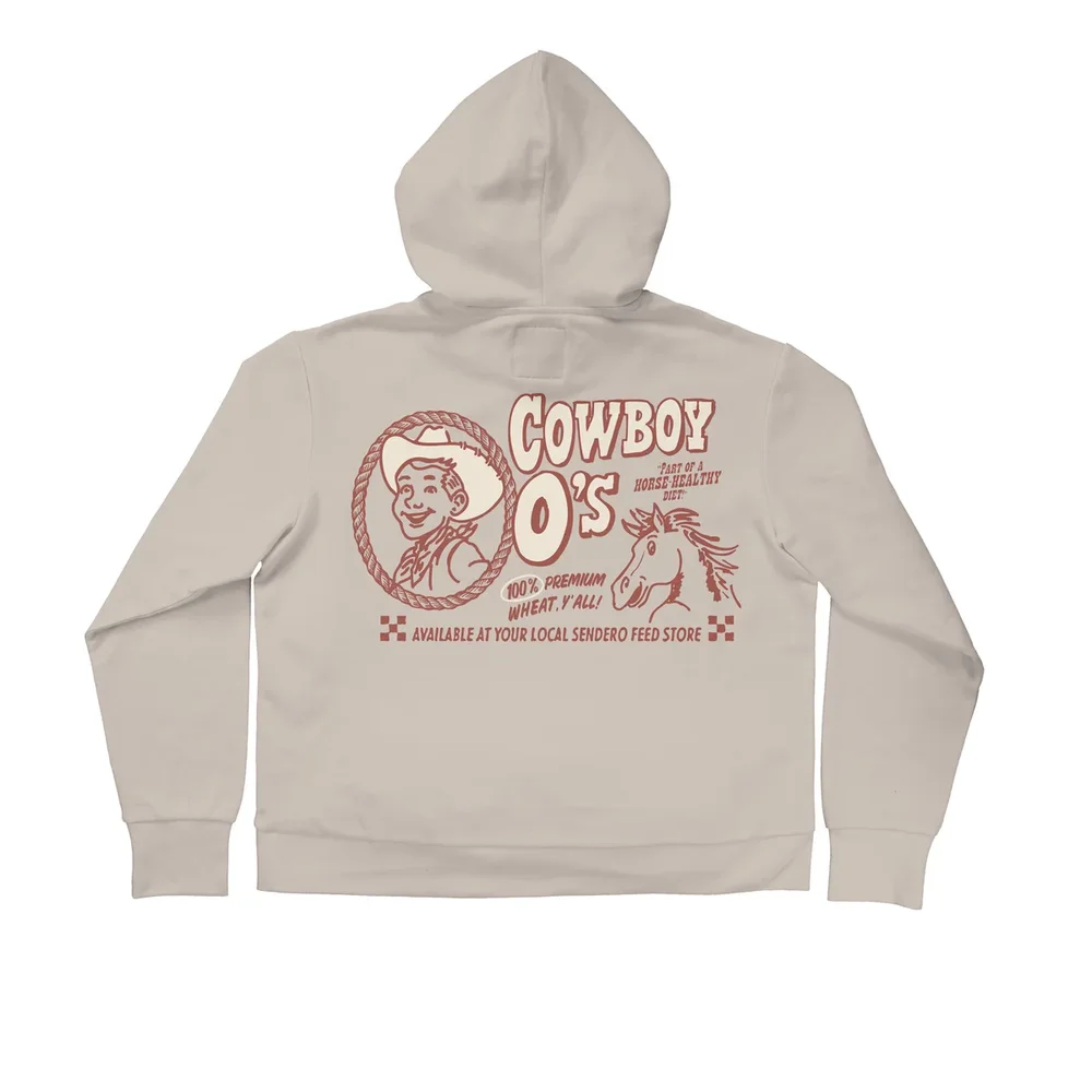 Women's Cowboy O's Hoodie - Sand