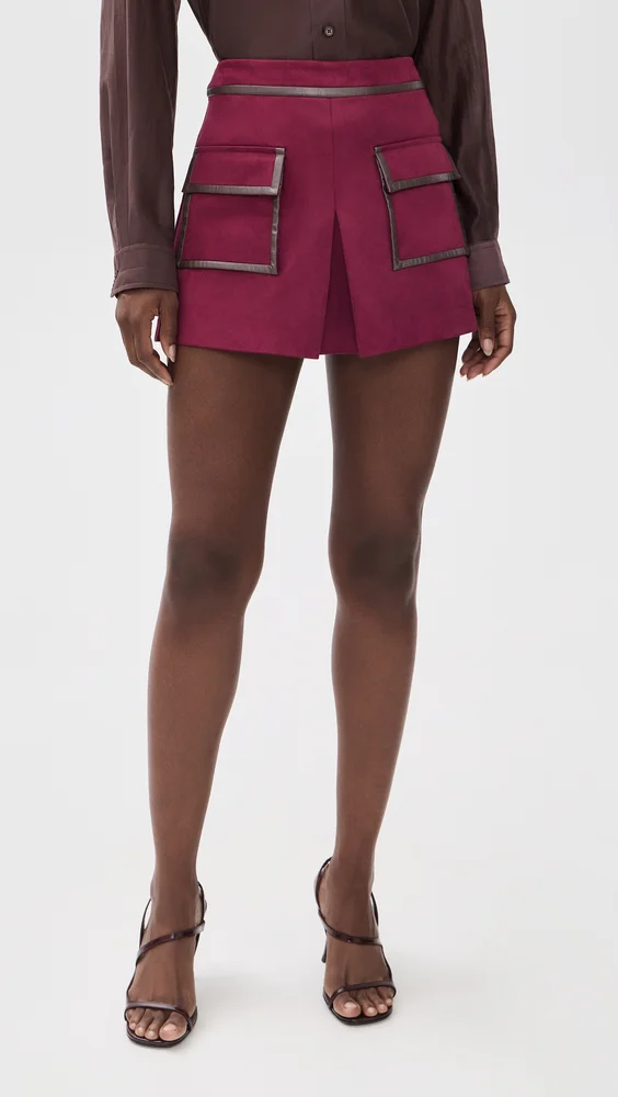 Tess Faux Suede Skirt