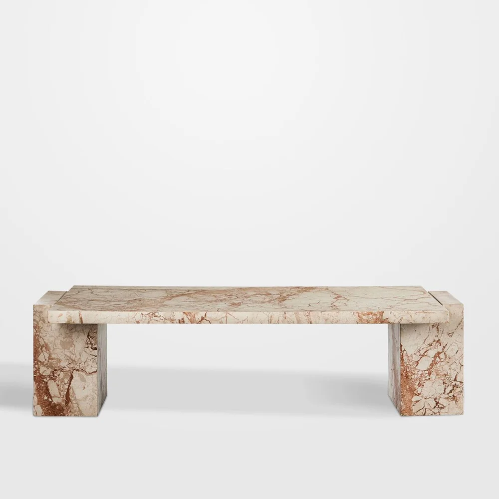 Romano Marble 61" Rectangular Coffee Table