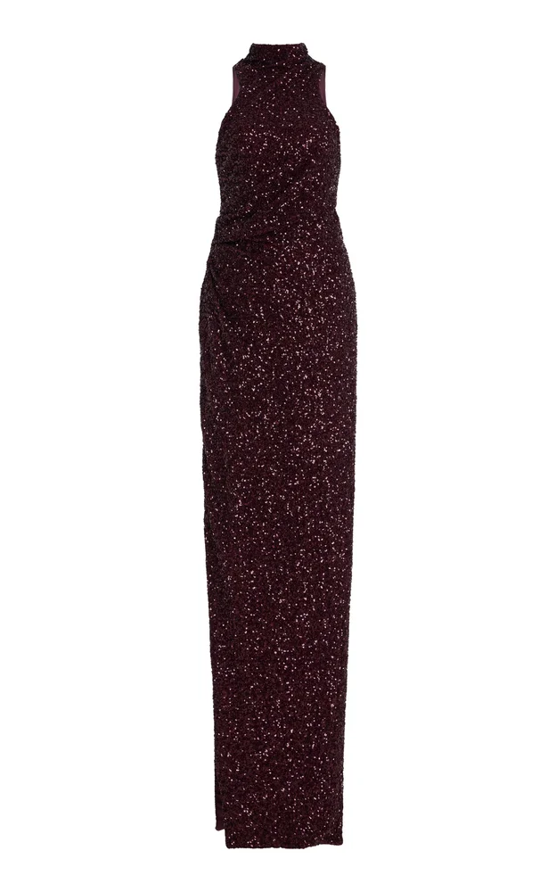 Sequined Maxi Dress