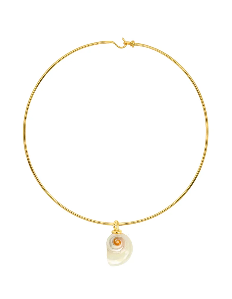 Shell Charm Collar