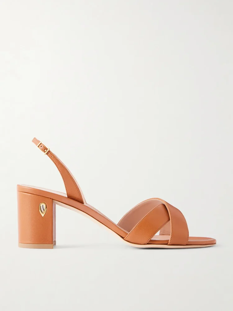 Leonardo 65 leather sandals