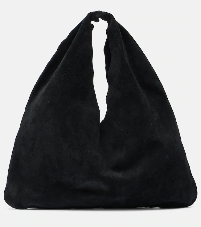 Bindle Small suede tote bag