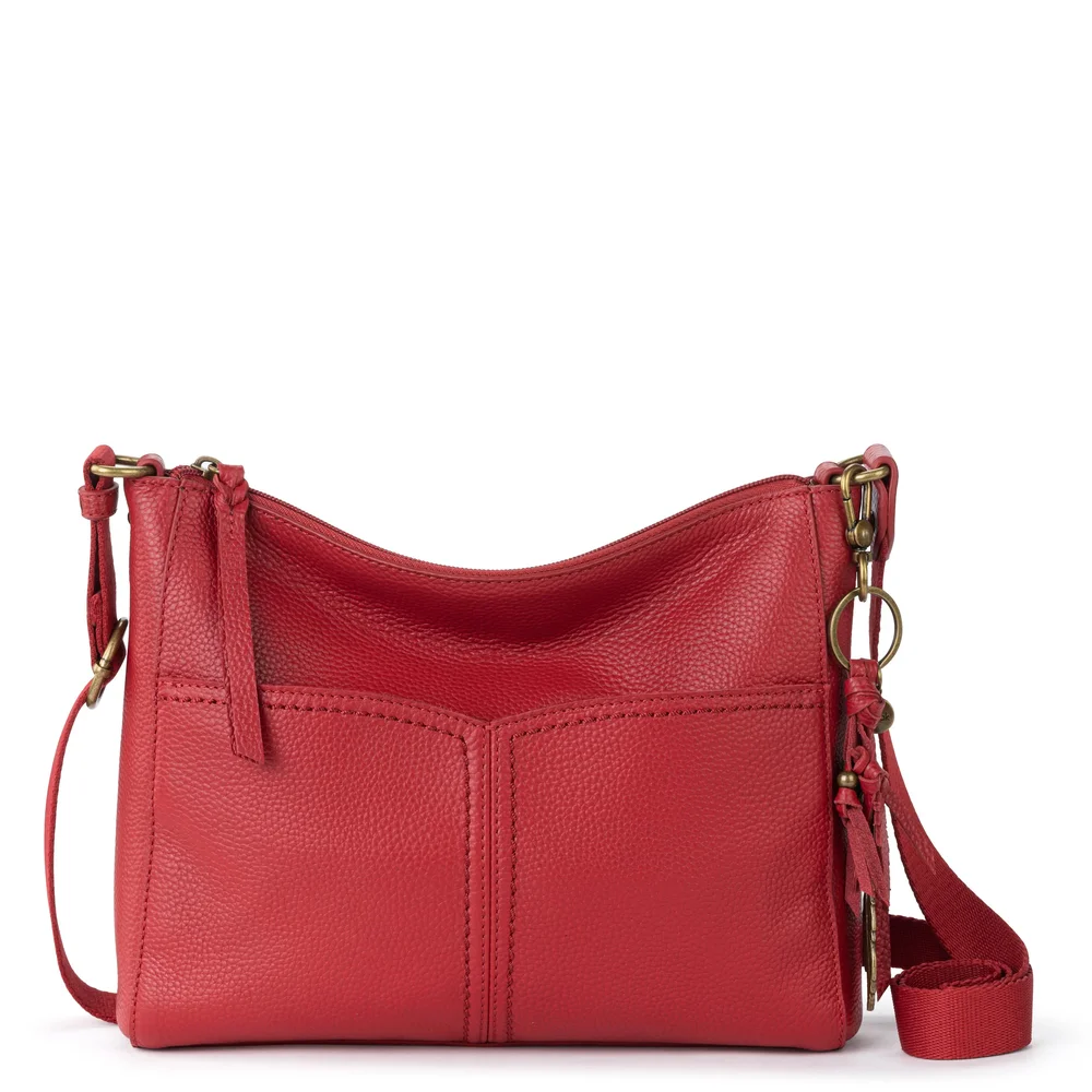 Alameda Crossbody, Leather, Scarlet