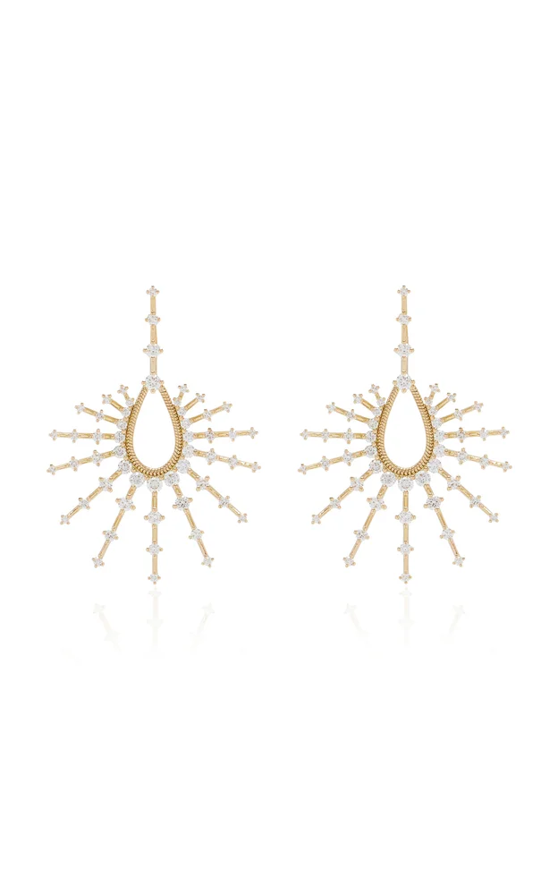 Clarity 18K Gold Diamond Earrings