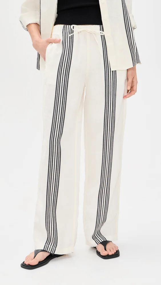 Pull-On Linen Pants