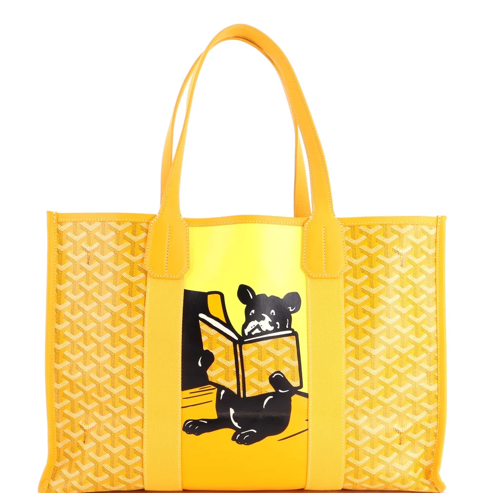 Pre-Owned Villette Tote Printed Coated Canvas MM in Yellow