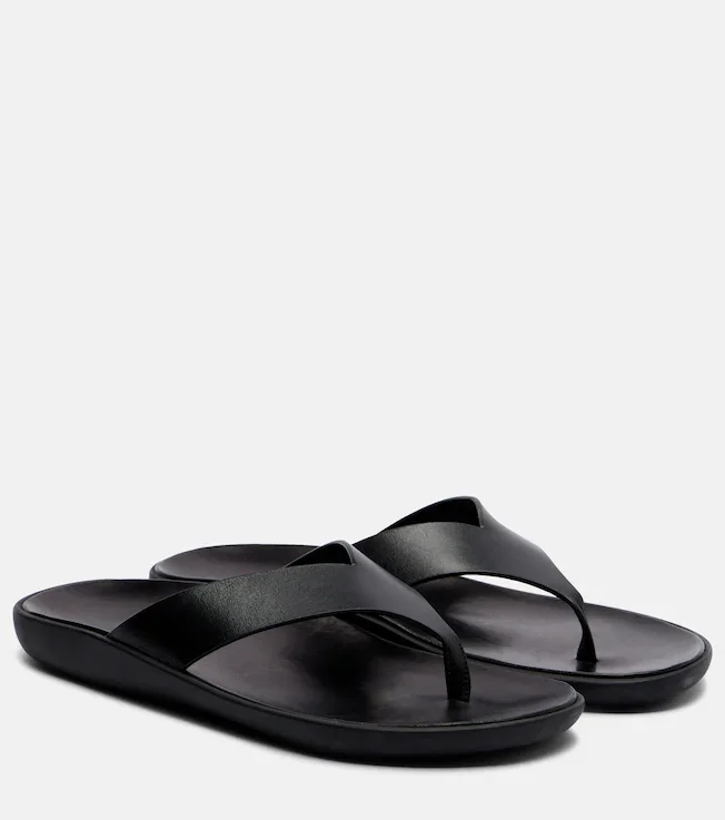 Leger leather thong sandals